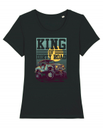 King of Dirty Road Tricou mânecă scurtă guler larg fitted Damă Expresser