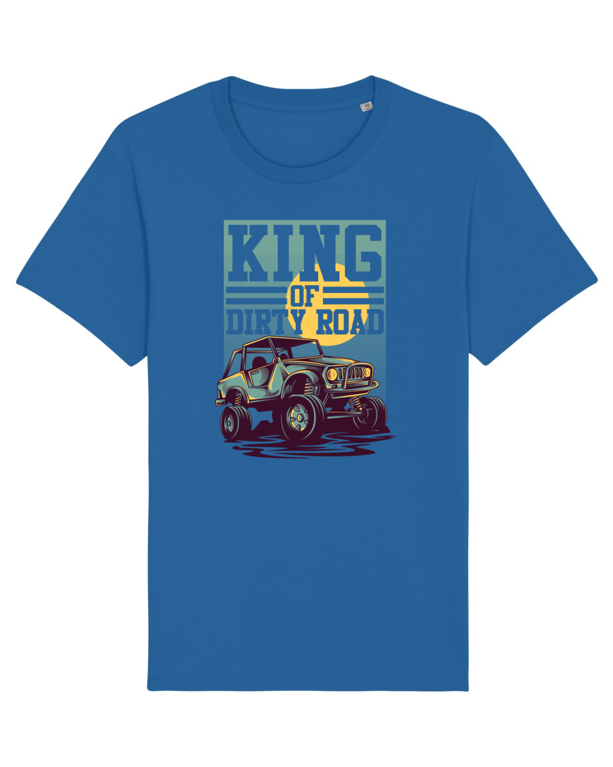 Tricou mânecă scurtă Unisex Rocker Royal Blue