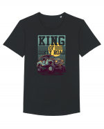 King of Dirty Road Tricou mânecă scurtă guler larg Bărbat Skater