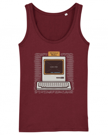 Old School PC Rules Burgundy