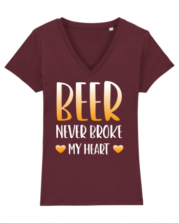 Beer never broke my heart Burgundy