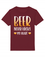 Beer never broke my heart Tricou mânecă scurtă  Copii Mini Creator