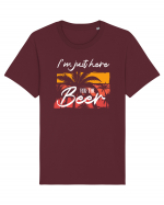 I'm just here for the beer Tricou mânecă scurtă Unisex Rocker