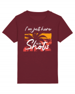 I'm just here for the shots Tricou mânecă scurtă  Copii Mini Creator