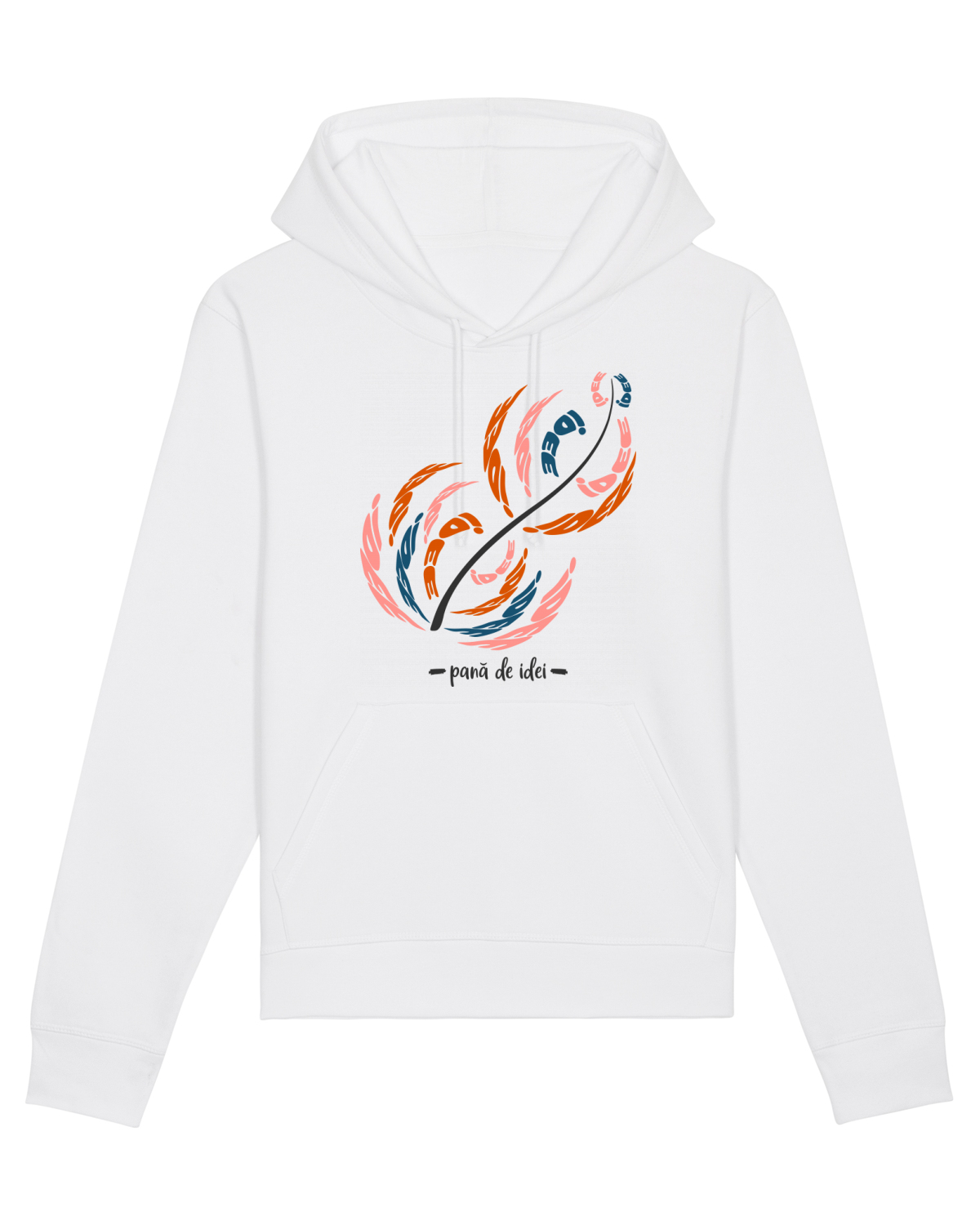 Hanorac Unisex Drummer White