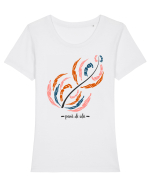 Pană de idei Tricou mânecă scurtă guler larg fitted Damă Expresser