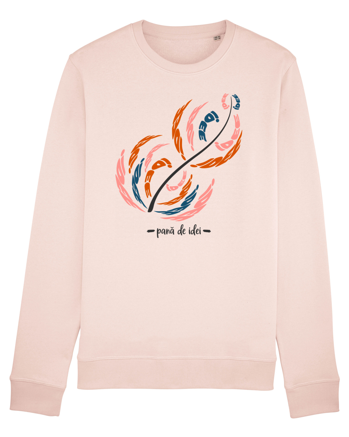 Bluză mânecă lungă Unisex Rise Candy Pink