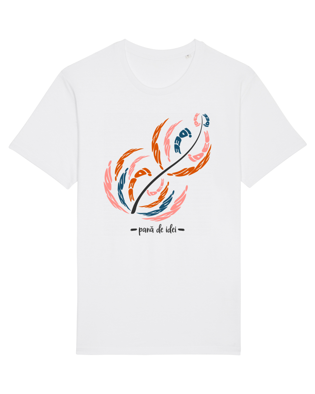 Tricou mânecă scurtă Unisex Rocker White