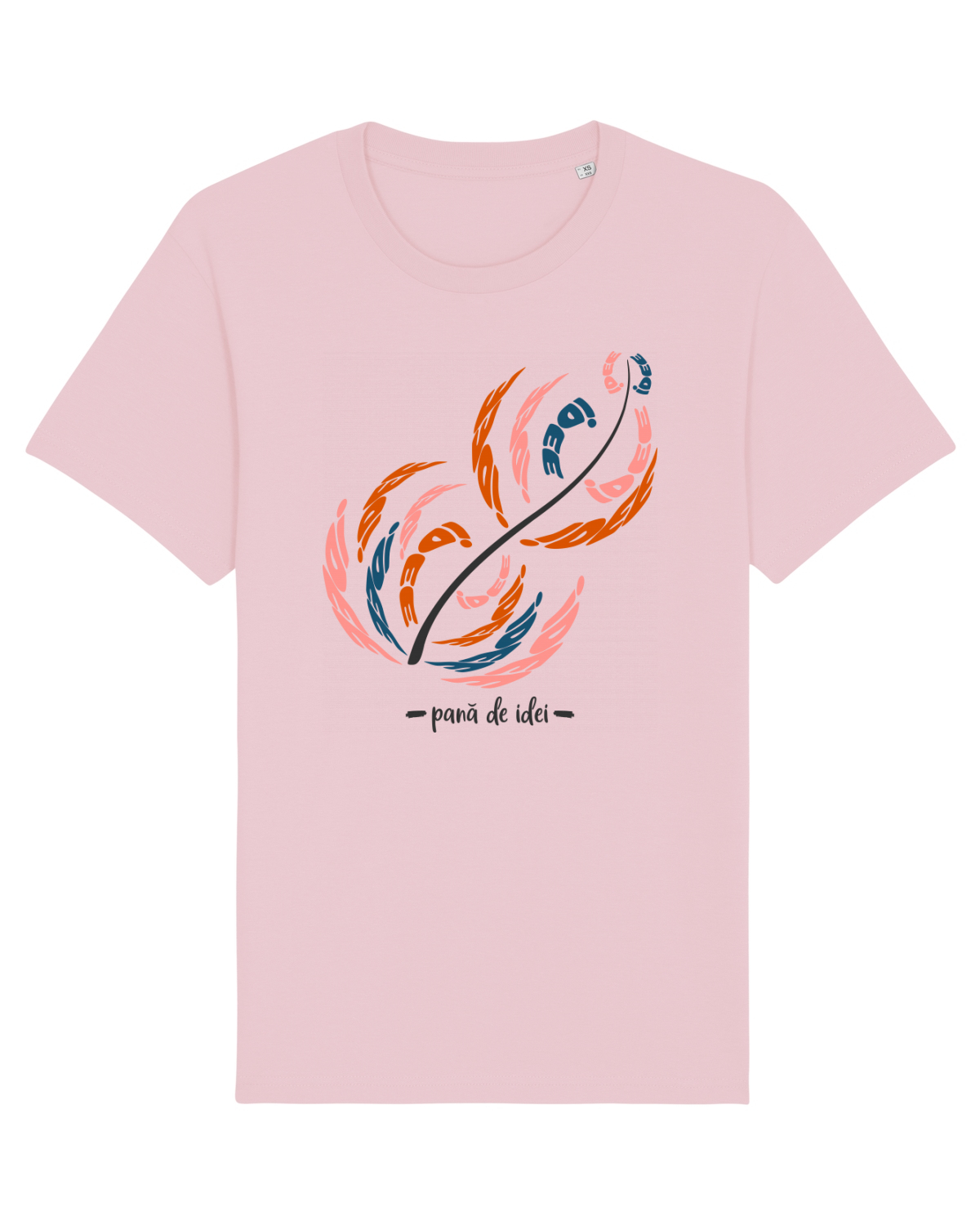 Tricou mânecă scurtă Unisex Rocker Cotton Pink