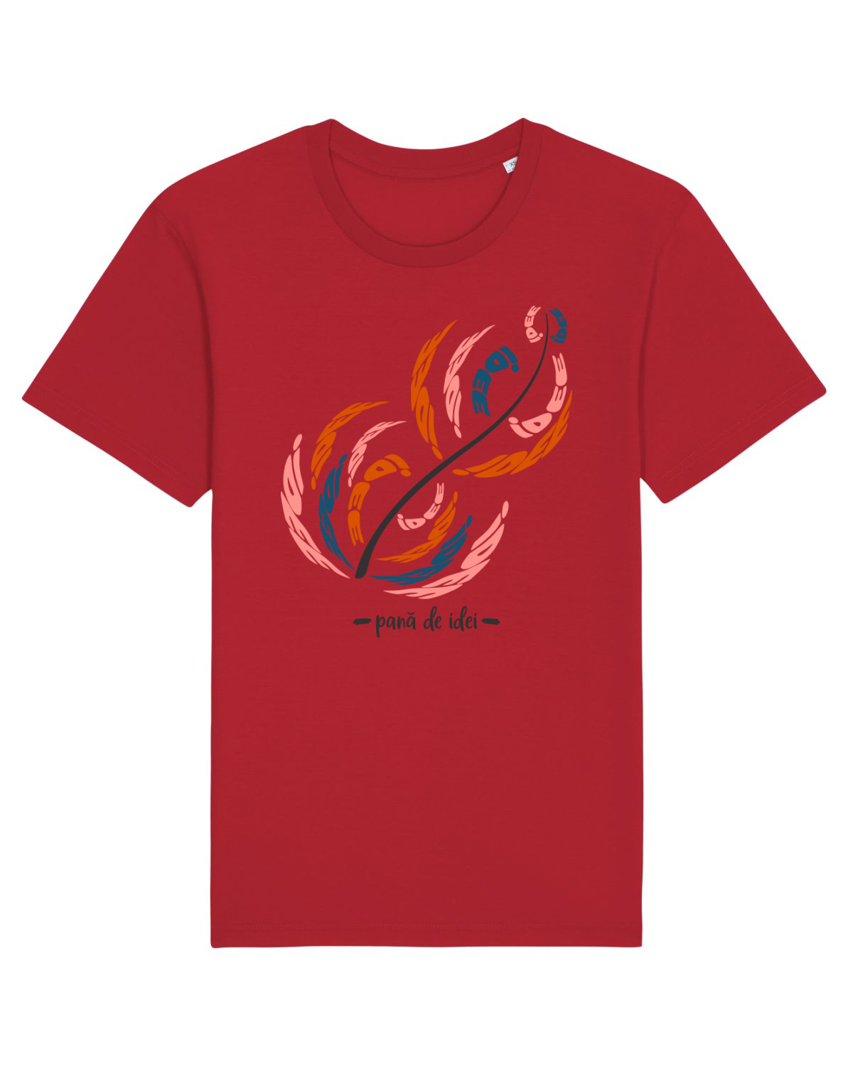 Tricou mânecă scurtă Unisex Rocker Red
