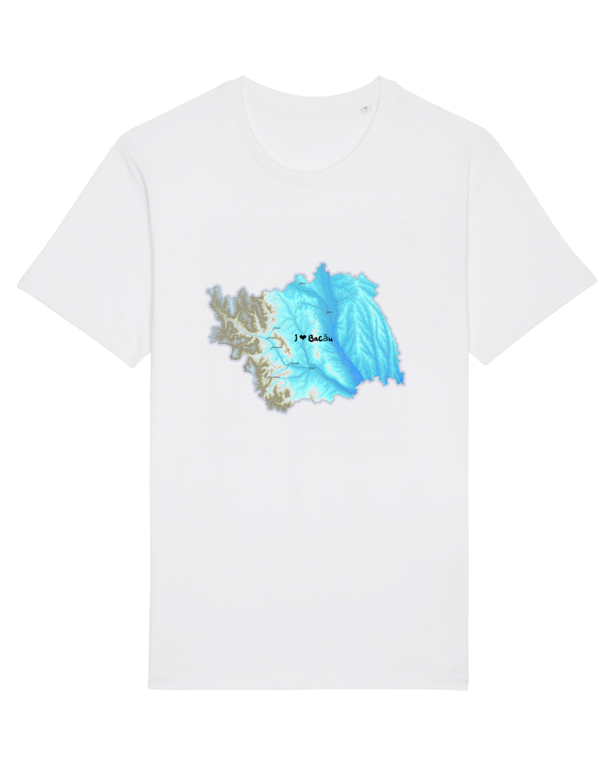 Tricou mânecă scurtă Unisex Rocker White
