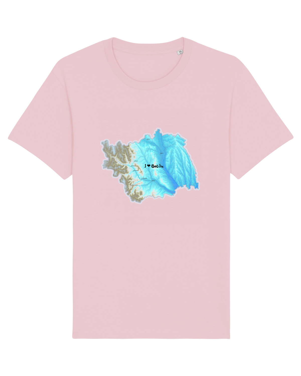 Tricou mânecă scurtă Unisex Rocker Cotton Pink