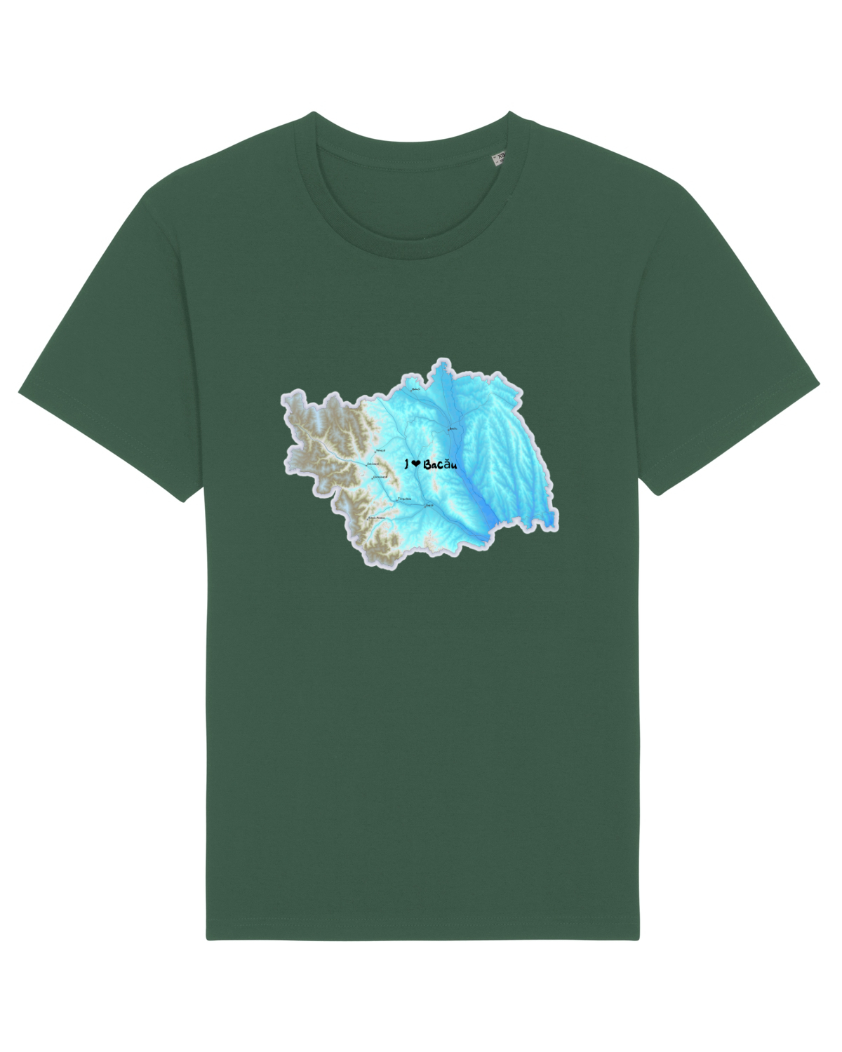 Tricou mânecă scurtă Unisex Rocker Bottle Green