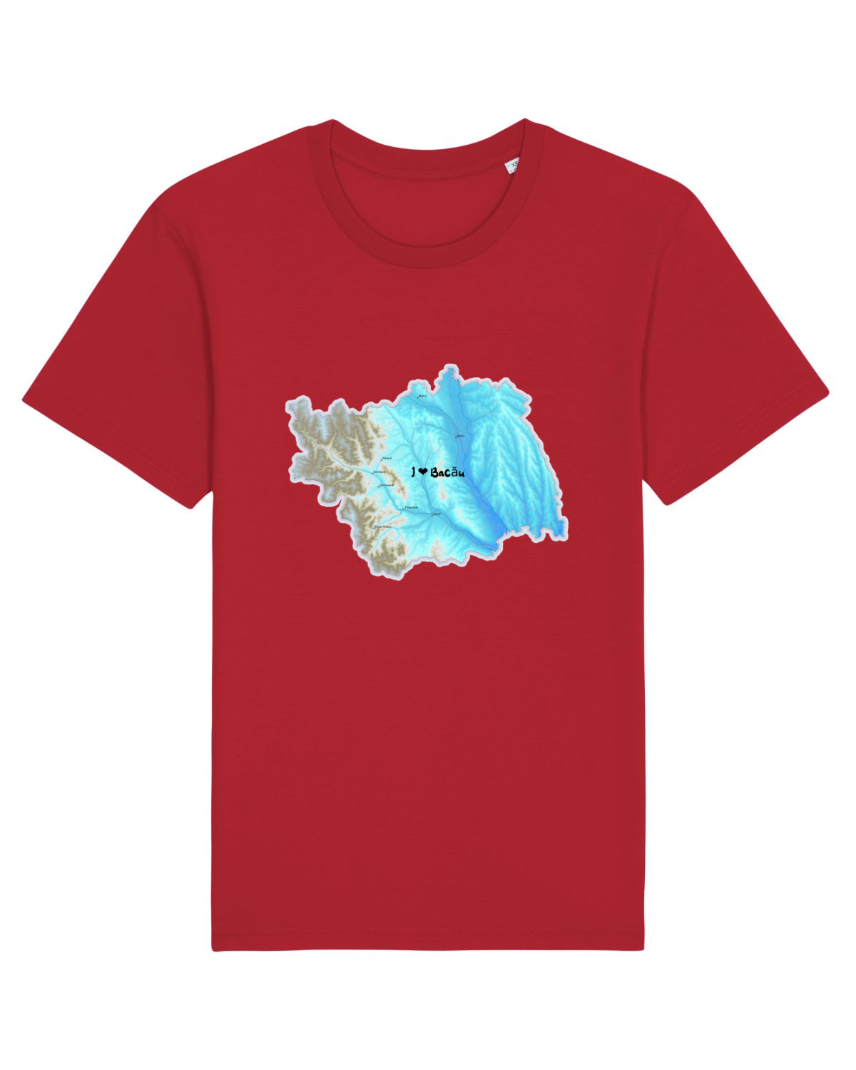 Tricou mânecă scurtă Unisex Rocker Red