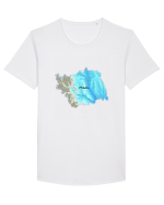 Bacău County Map Tricou mânecă scurtă guler larg Bărbat Skater