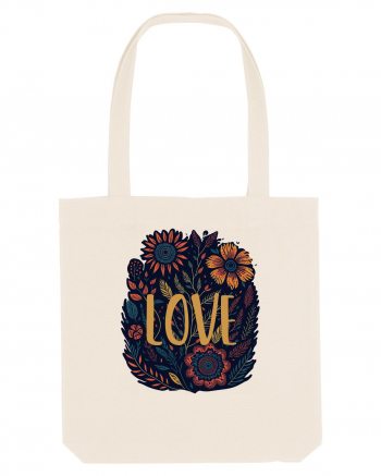 Love - flori boho Natural
