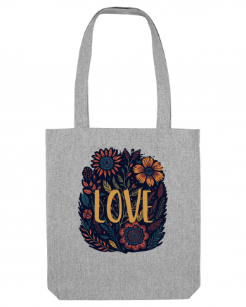 Love - flori boho Heather Grey