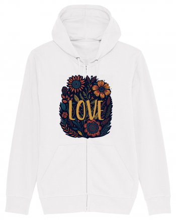 Love - flori boho White