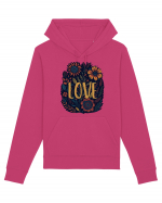 Love - flori boho Hanorac Unisex Drummer