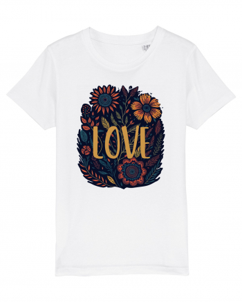 Love - flori boho White