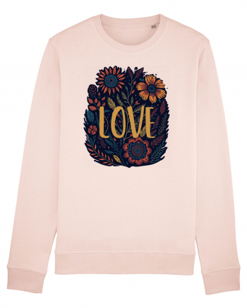 Love - flori boho Candy Pink