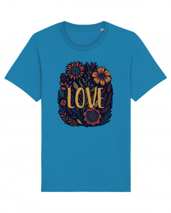 Love - flori boho Azur