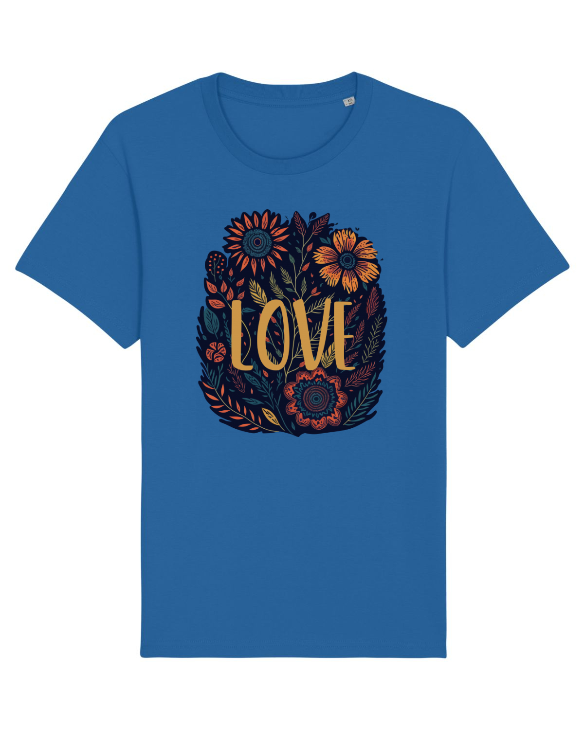 Tricou mânecă scurtă Unisex Rocker Royal Blue