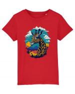 Girafa semiprofil Tricou mânecă scurtă  Copii Mini Creator