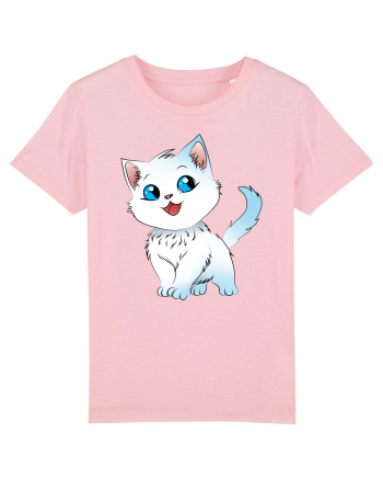 Happy Cat Cotton Pink