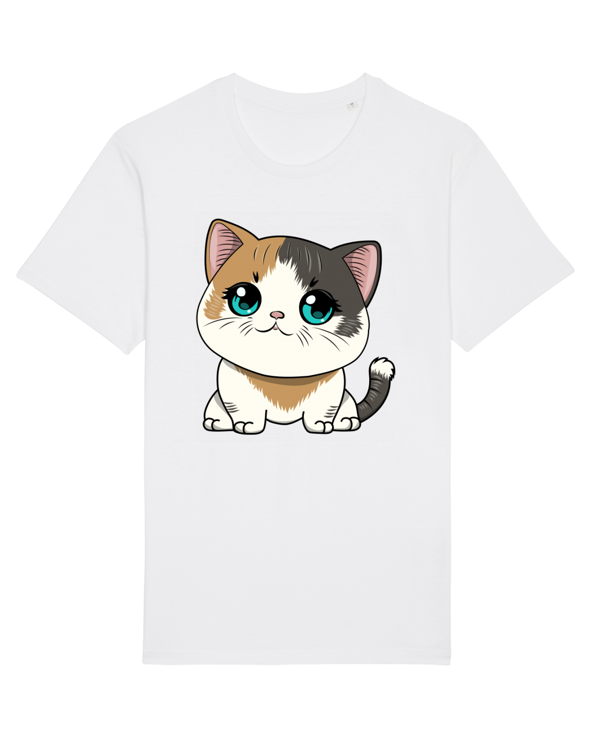 Tricou mânecă scurtă Unisex Rocker White