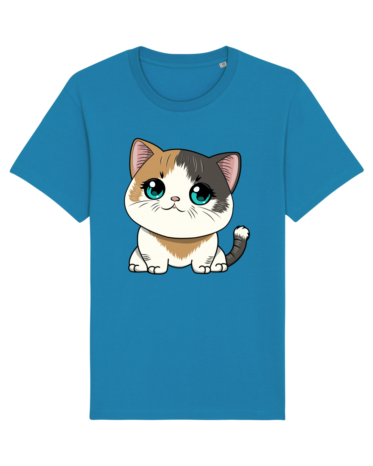 Tricou mânecă scurtă Unisex Rocker Azur