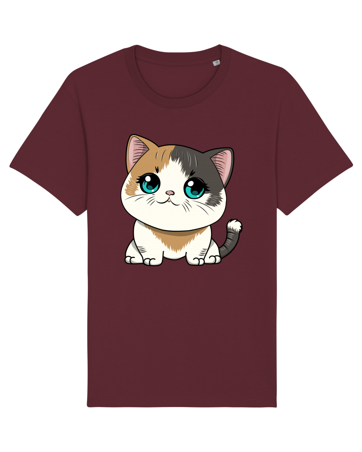 Tricou mânecă scurtă Unisex Rocker Burgundy