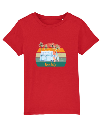 Vanlife Beach Red