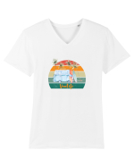 Vanlife Beach Tricou mânecă scurtă guler V Bărbat Presenter