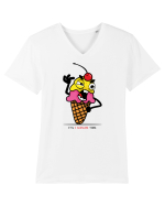It`s I scream time Tricou mânecă scurtă guler V Bărbat Presenter