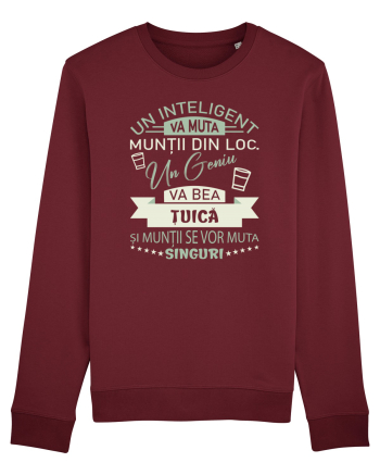 I love țuică Burgundy