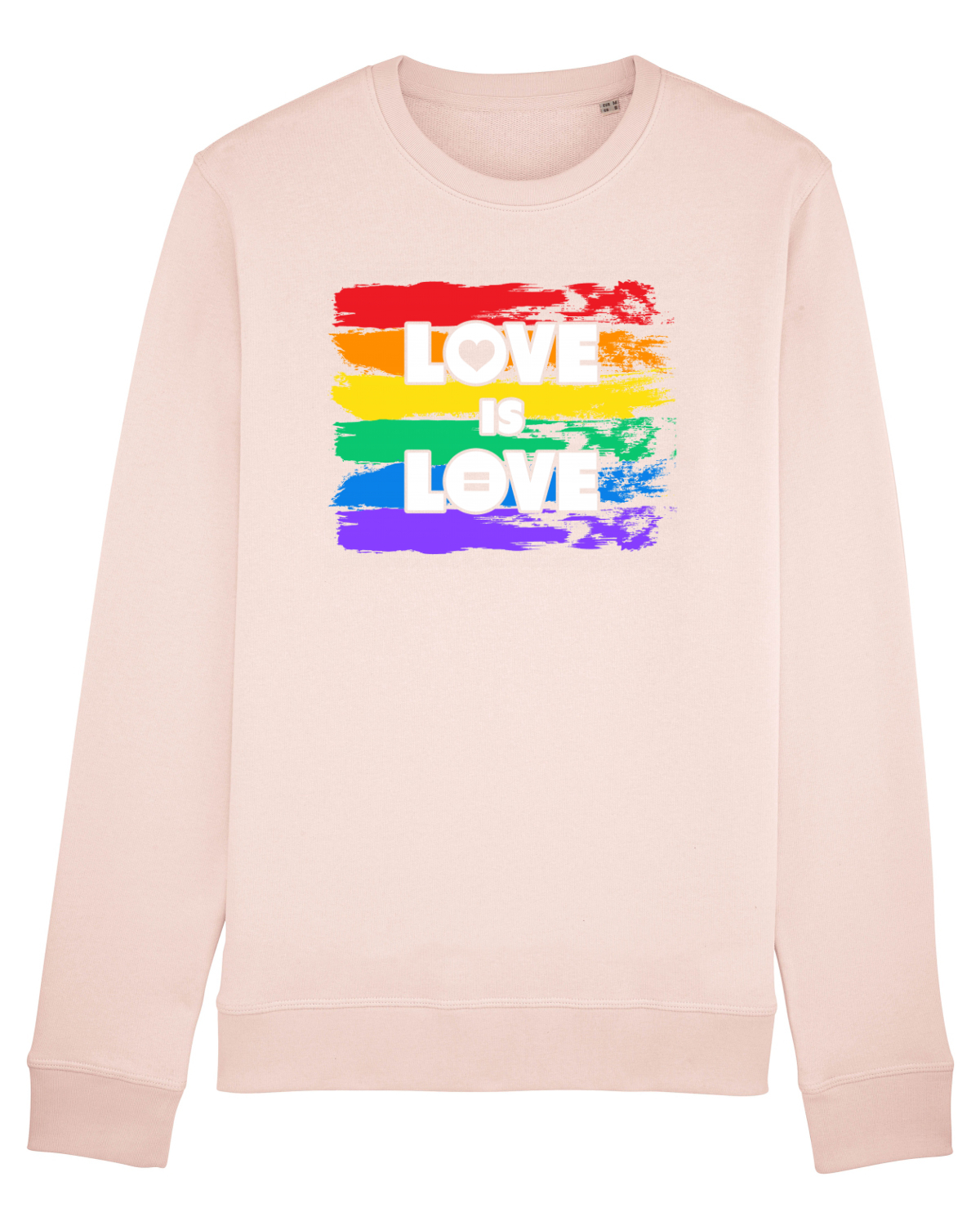 Bluză mânecă lungă Unisex Rise Candy Pink
