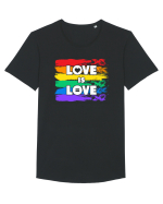 Love is Love Tricou mânecă scurtă guler larg Bărbat Skater