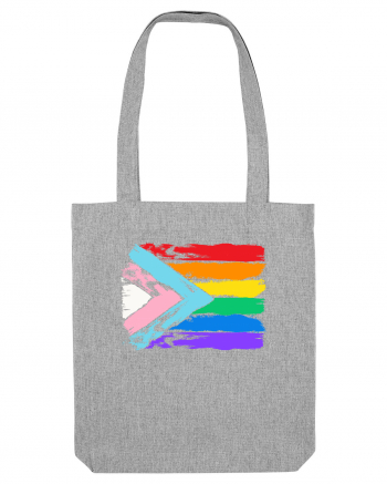 Pride Vintage Flag Heather Grey