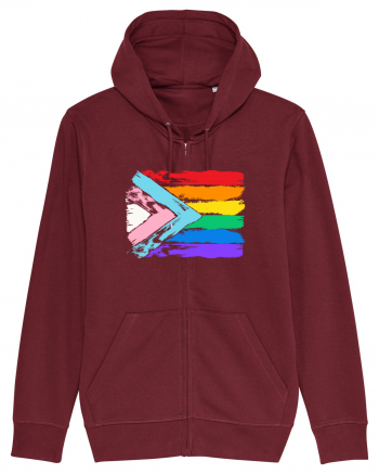 Pride Vintage Flag Burgundy