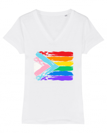 Pride Vintage Flag White