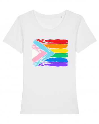 Pride Vintage Flag White