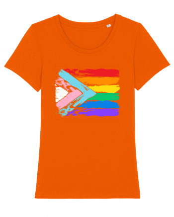 Pride Vintage Flag Bright Orange