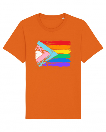 Pride Vintage Flag Bright Orange