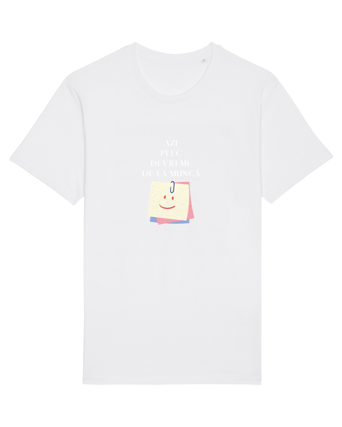 Tricou mânecă scurtă Unisex Rocker White