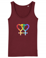 Lesbian Vintage Hearts Symbol Maiou Damă Dreamer