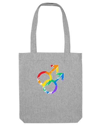 Gay Vintage Hearts Symbol Heather Grey