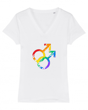 Gay Vintage Hearts Symbol White