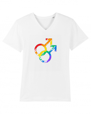 Gay Vintage Hearts Symbol White