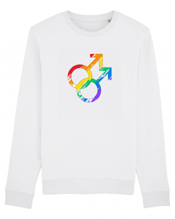 Gay Vintage Hearts Symbol White